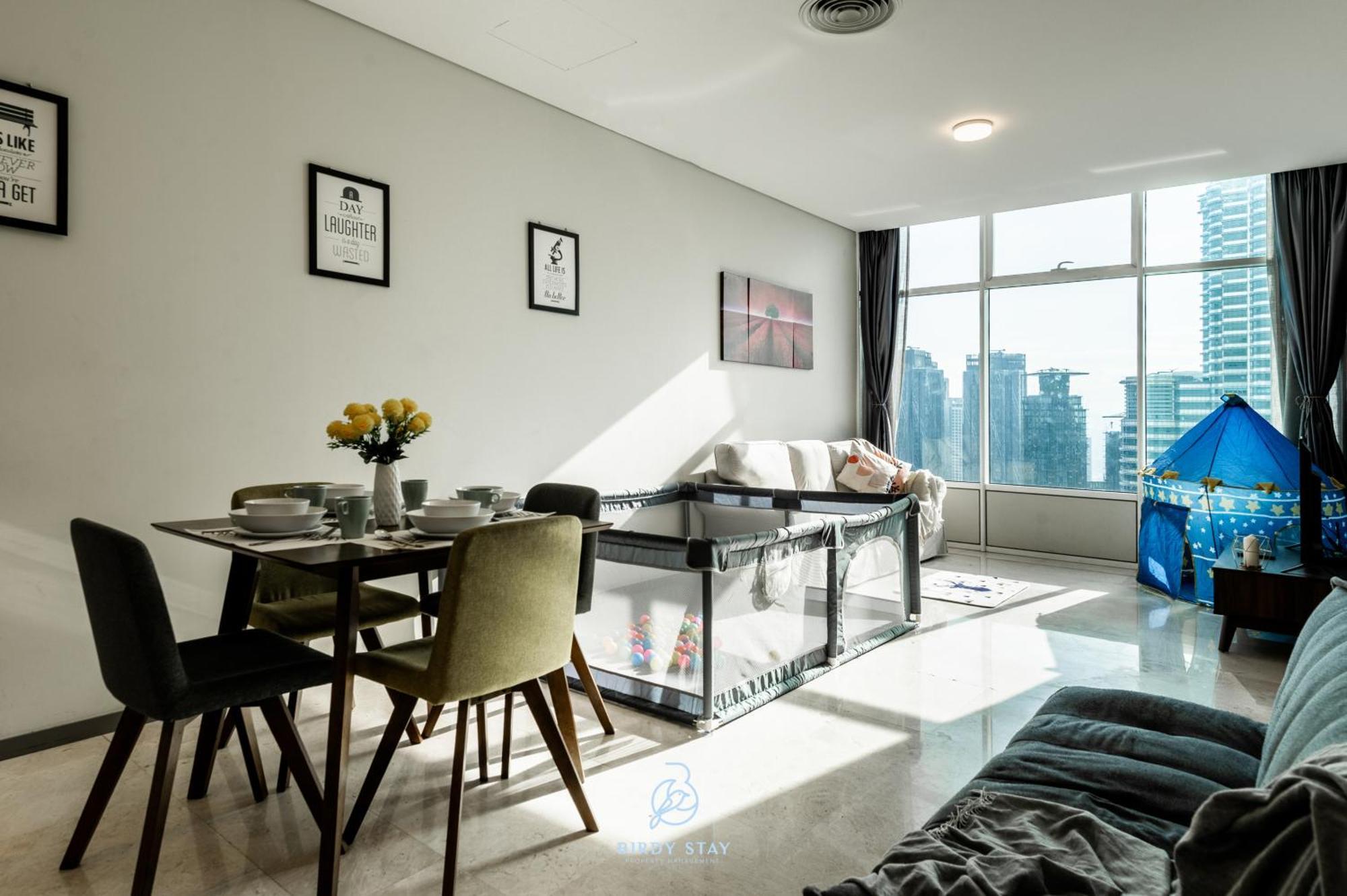 Sky Suites Klcc Homestay By Birdy Stay Kuala Lumpur Zimmer foto